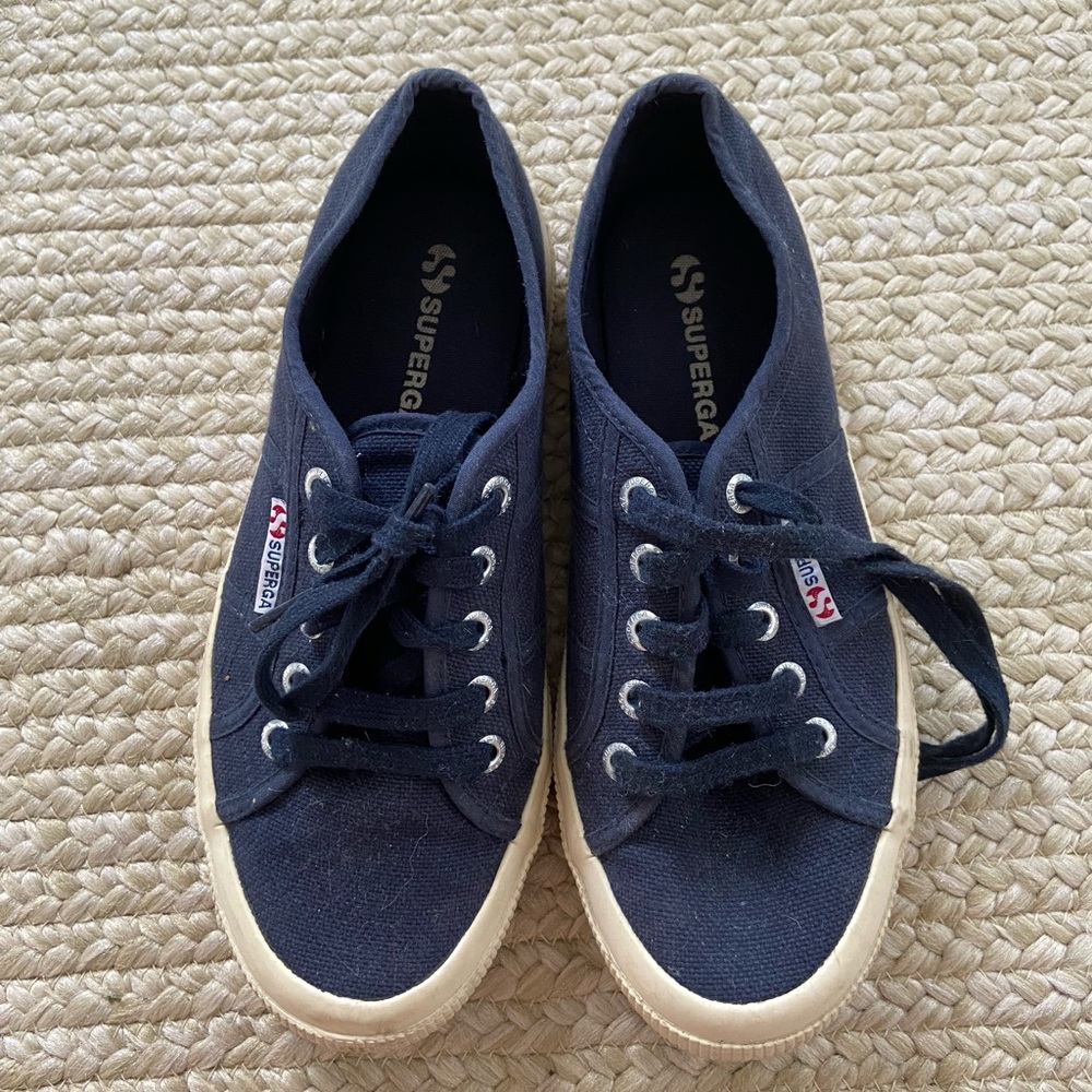 Canvas supergas - blue, size 7